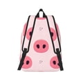 thumbnail image 3 of Naloa Canvas Backpack for Men Women Pig Noses Print Rucksack Casual Travel Daypack Large and Small Durable College Tote Satchel Bookbag for Teens, 3 of 8