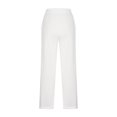 thumbnail image 3 of SELONE Linen Pants for Women Petite With Pockets Baggy Casual Linen Long Pant Loose Pants Fashion Playsuit Trousers Overalls Cotton And Pants for Everyday Wear Running Work Casual Event White S, 3 of 6