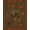 Brown, Pattern 4, variant on ODIKA 9'x12' Washable Area Rug Warm Earth Tones Enchanted Forest Mansion Design Victorian Gothic Style for Master Suite, California King, Under Bed, Non-Shedding, Easy Care