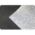 thumbnail image 3 of INTBUYING 1yard Glitter Heat Transfer Vinyl Film Heat Press Cutter Plotter (Sliver), 3 of 5