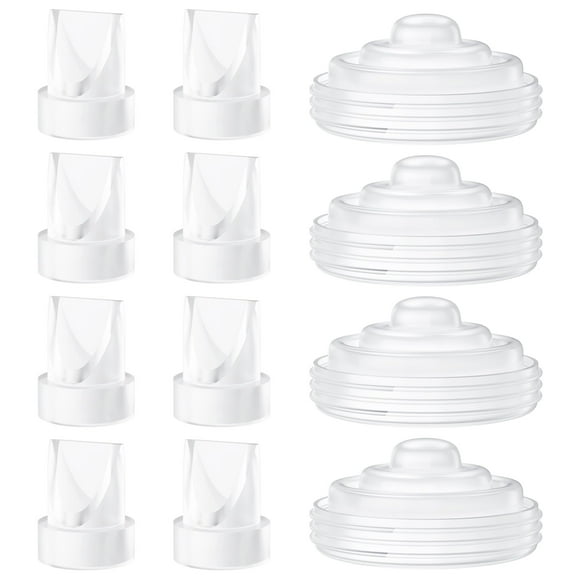 Piezas de extractor de leche compatibles con TOVVILD con Momcozy M5, paquete de 12