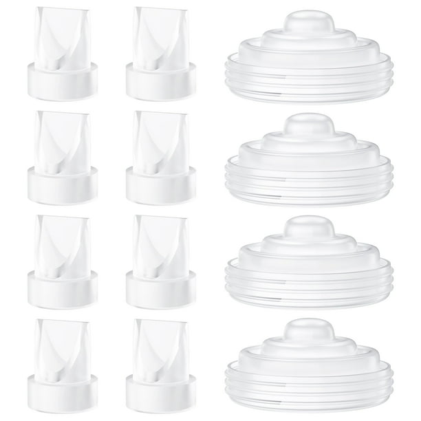Piezas de extractor de leche compatibles con TOVVILD con Momcozy M5, paquete de 12