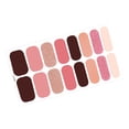 thumbnail image 4 of 16 Uds. Parches de envolturas de uñas de Gel semicurado, pegatinas de cobertura completa para uñas, parches de uñas, cinta polaca para niñas y mujeres Estilo B, 4 of 8