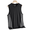thumbnail image 4 of Uootdi Women's Yoga Tanks Sleeveless Contrast Mesh Quick Dry Tops Training Breathable Stretch Running Tops Gift, 4 of 9
