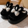 thumbnail image 3 of Zapatos de algodón para mujer, zapatillas peludas de nuevo estilo 2024, lindas zapatillas de invierno para mujer, además de terciopelo, versátiles y cálidas para parejas, 3 of 5