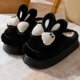 thumbnail image 3 of Zapatos de algodón para mujer, zapatillas peludas de nuevo estilo 2024, lindas zapatillas de invierno para mujer, además de terciopelo, versátiles y cálidas para parejas, 3 of 5