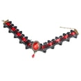 thumbnail image 3 of EeaseCA 1 Pc Lace Bracelet Fashion Rhinestone Bracelet Halloween Women Accessory (Red), 3 of 7
