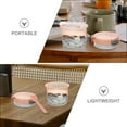 thumbnail image 3 of CTIRCHIU 2-Pack Round Soybean Containers for Home Use, PP Material with Tight Seal Lid, 3 of 8