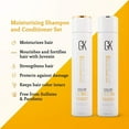 thumbnail image 3 of Global Keratin GK Hair Moisturizing Shampoo and Conditioner 300ml Set | Hair Serum 10ml, 3 of 7