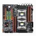 thumbnail image 1 of X99 Motherboard LGA 2011-3 Support Dual CPU DDR4 Support 8X32G Memory for LGA 2011-3 Xeon E5 Series, 1 of 9