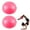 Pink, variant on BESTSKY 2 Pcs Exercise Ball,6.3"*6.3"*3.15" Excersing Ball,Anti-Slip Texture Pilates Ball,Gray