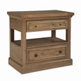 thumbnail image 1 of Florence Rustic Two-Drawer Nightstand, 1 of 2