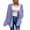 Purple, variant on ZQUUVOU Women's Sweater Solid Color Furry Loose Pocket Knitted Cardigan Jacket (Purple,S)