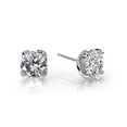 thumbnail image 4 of Lafonn Classic Sterling Silver Platinum Plated Lassire Simulated Diamond Earrings (5 CTTW), 4 of 5