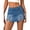 Mid Blue, variant on EMMIOL Women's Mid-Low Waisted Stretch Denim Mini Skort Y2K Casual Jean Skirt with Built-in Shorts
