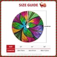 thumbnail image 2 of Fotbe Multicolored Beautiful Flower Pattern Christmas Tree Skirt, Tree Skirts Plush Christmas Decorations, Christmas Tree Skirts Xmas Decorations Holiday Party Decor-30", 2 of 6