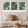 thumbnail image 3 of Hieng William Morris Wall Art Vintage Butterfly Poster Prints Set of 3 Botanical Flower Aesthetic Pictures Gallery Canvas Artwork Nouveau Painting Decor for Living Room Bedroom 16x24in Unframed, 3 of 5