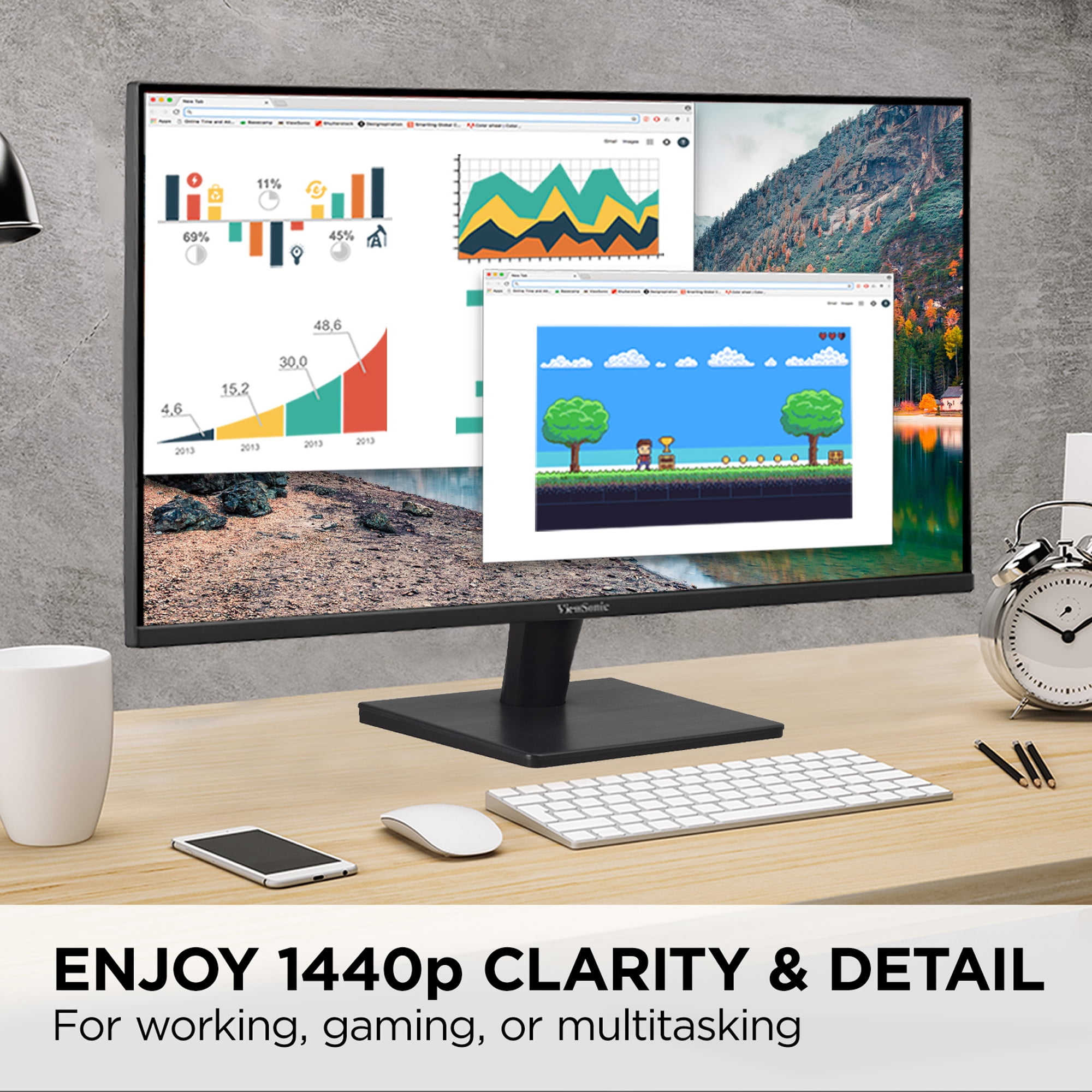ViewSonic VA2715-2K-MHD 27" 1440P Adaptive Sync Gaming Monitor