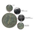 thumbnail image 4 of Infinity Instruments Blanc Fleur 15 en Thermomètre Extérieur Vintage, Bronze, 4 of 7
