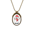 thumbnail image 1 of Christmas Snowman Horus bufanda Branch Collar Colgante Vintage de bronce antiguo de joyeria de lujo de regalo Unbranded M, 1 of 3