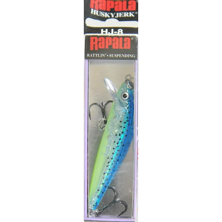 Rapala Husky Jerk 08 Fishing Lure (Glass Blue Minnow, Size- 3.125) :  : Sports, Fitness & Outdoors