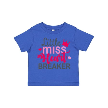

Inktastic Little Miss Heart Breaker Gift Toddler Boy or Toddler Girl T-Shirt