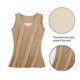 thumbnail image 3 of Camisetas sin mangas térmicas para mujer, camisola de forro polar con cuello redondo, ropa interior sin mangas, capa base cálida, 3 of 5