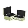 thumbnail image 5 of Serapha Set of 2 Mirror Overlayed Boxes - Green, 5 of 5