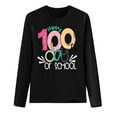 thumbnail image 6 of YUEHUA 100 Days of School Shirt for Women Teacher Graphic Long Sleeve Tshirt School Days Tee Tops, 6 of 6