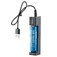 thumbnail image 4 of HLONK USB Smart Single Slot Charger 18650 Lithium Charger Small Fan Flashlight Battery Charging Adapter With Indicator Light, 4 of 8