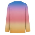 thumbnail image 5 of Tops for Women 2026 Trendy Polka Dot Long Sleeve Shirts Dressy Casual Crewneck Loose Fit Tunic Blouses Spring Outfits, 5 of 5