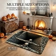thumbnail image 6 of Clearance Halloween 3D Illusion Rug, Skeleton Optical Illusion Mat, 23.6 x 35.4 Inch Polyester Entryway Door Mat, Low Profile Spooky Floor Carpet for Dorm Bathroom Bedroom Party Decor, 6 of 8