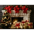 thumbnail image 2 of Telón De Fondo De NaviDad Para Fotografía, Chimenea De NaviDad, Telón De Fondo Para Fotografía, Copo De Nieve, Árbol De NaviDad, Fondo De Madera, Suministros Para Fiestas,, 2 of 7