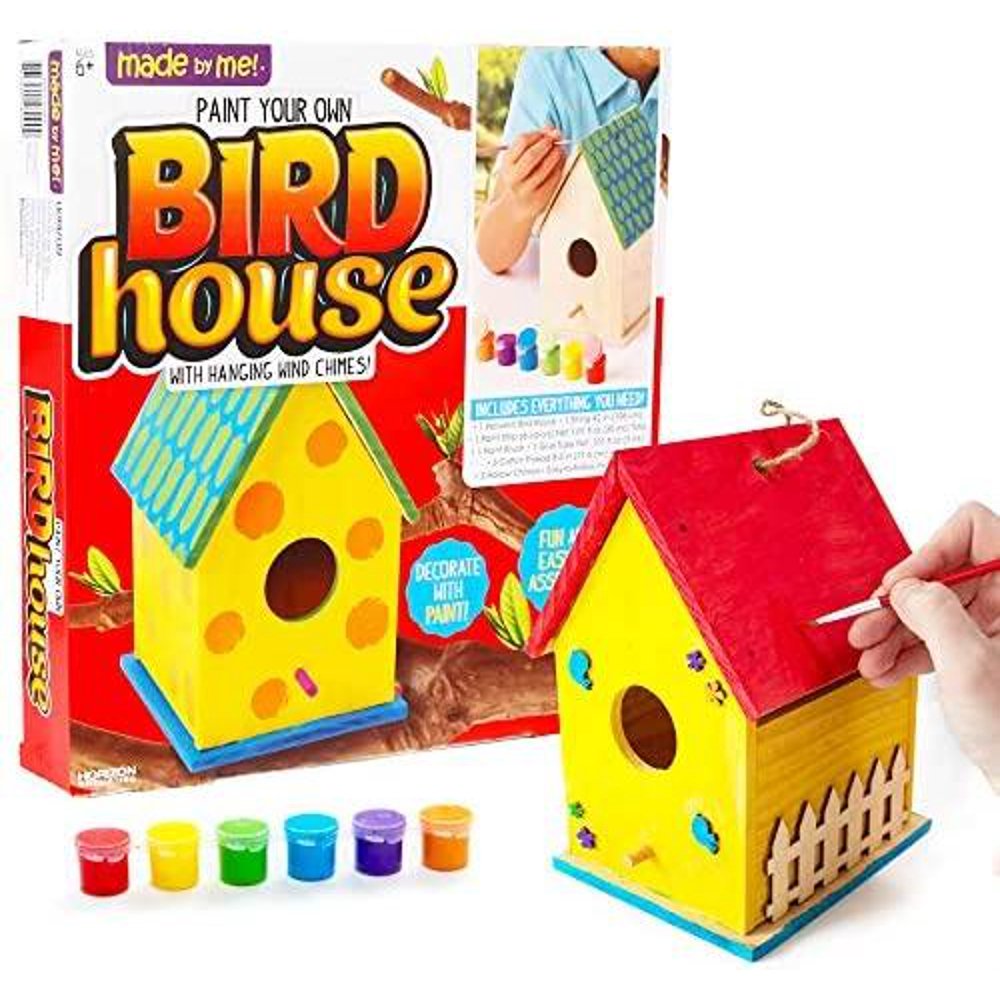 Made By Me Build & Paint Your Own Wooden Bird House Horizon Group USA