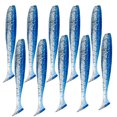 thumbnail image 2 of Greeniant Cebos de pesca de simulación reutilizables, cebos artificiales portátiles de PVC, 5,5 cm, 10 Uds. Pescar No.03 Greeniant OD000513-03, 2 of 6