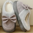 thumbnail image 6 of SKIYLEVZ Fuzzy Slippers for Women House Slippers with Comfortable Soft Arch Fleece Lined Slipper Slip On Footwear Cozy Flat Platform Slipper Winter Fashion Home Slipper, 6 of 8