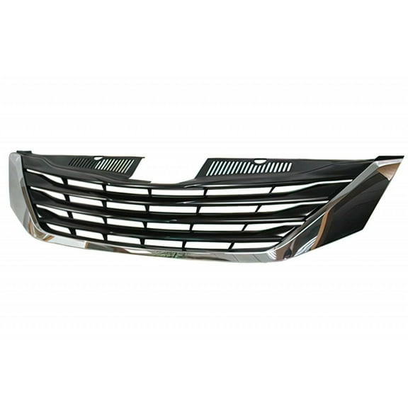 For Toyota Sienna 2011 2012 2013 2014 Grille | Black | With Chrome Molding | TO1200334 | 5310108080