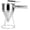 A, variant on Stainless Steel Batter Dispenser Funnel with Stand Leakproof Handle Release Valve for Pancakes Cupcakes Waffles Sauces Precise Portion Control