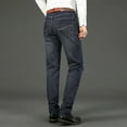 thumbnail image 5 of Wthinlee-pantalones vaqueros de negocios para hombre, Jeans informales, elásticos, clásicos, azul y negro, ropa de marca, 5 of 5
