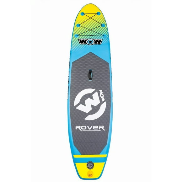 World of Watersports Paddle Board 21-3030 Rover; One Person/300 Pound Load Capacity; Blue And Yellow; Heavy Duty PVC
