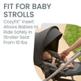 thumbnail image 4 of Britax Grove Modular Stroller, Lightweight Stroller with CozyFit, Pindot Stone, 4 of 9