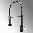 thumbnail image 6 of Zovajonia Black Brushed Nickel Kitchen Sink Faucet Pull Down Sprayer Taps Deck Mounted, 6 of 10