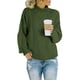 thumbnail image 1 of Puntoco-suéter informal liso de manga larga para mujer, Jersey de punto grueso, suéter de cuello alto, abrigo, liquidación de Navidad Puntoco Puntoco-5676, 1 of 7