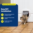 thumbnail image 2 of PetSafe Exterior / Interior Cat Door - Big Cat 4-Way Locking Pet Door Flap for Large Cats - Tinted Privacy Door - Weatherproof, Durable Door Frame - DIY Easy Install with Hardware Kit Included, 2 of 7