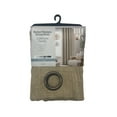 thumbnail image 7 of (2 pack) Better Homes & Gardens Woven Textured Grommet Blackout Curtain Panel, 1-Piece, Beige, 50" W x 84" L, 7 of 7