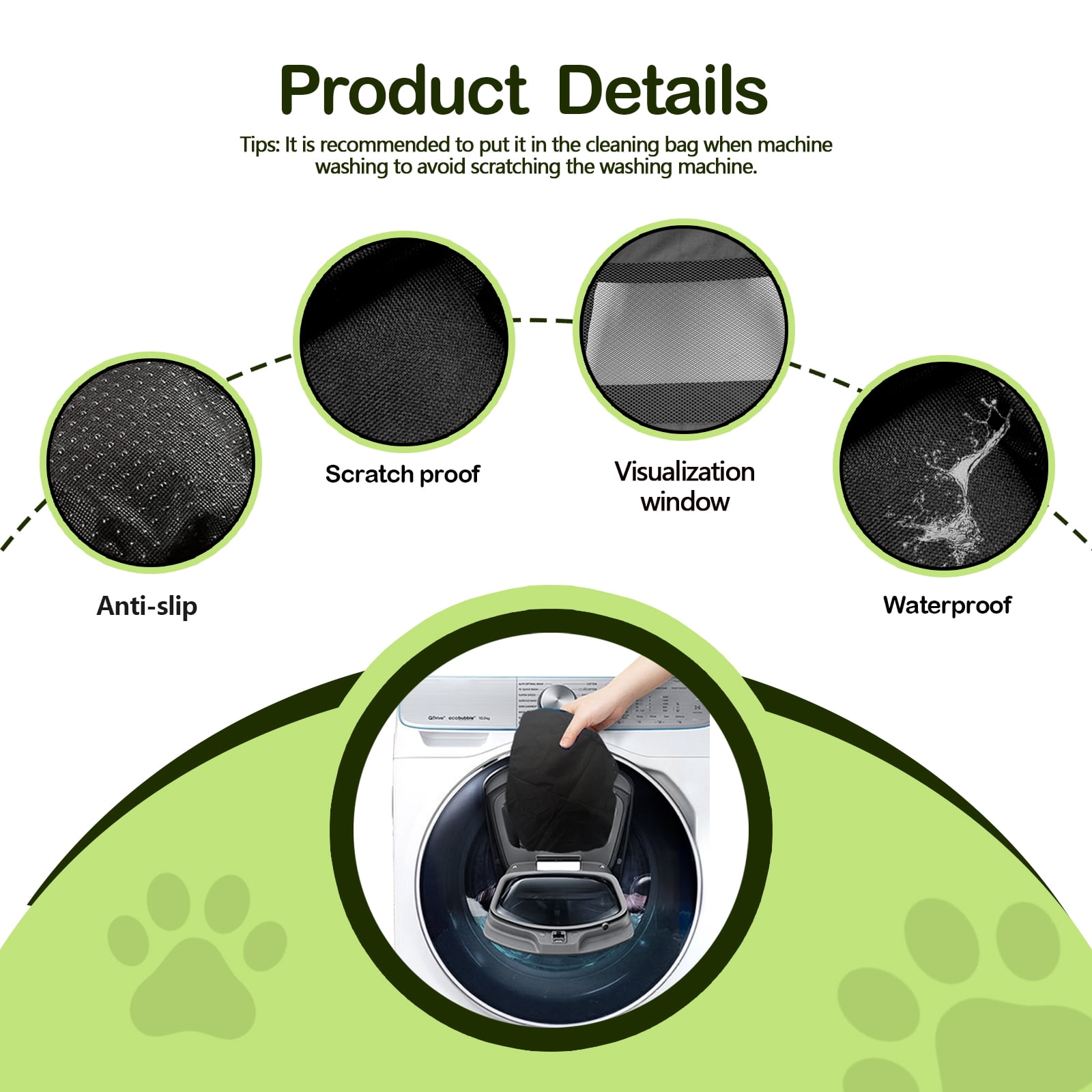 Nockovi 1 pack Outdoor Dog Shelter, 31.5 x 23.6 x 27.5 in, Waterproof Oxford Fabric, Breathable Mesh, for Small to Medium Dogs, Black