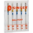 thumbnail image 6 of SINGER Ball Point Sewing Machine Needles, Size 90/14 - 5 Count, 6 of 8