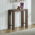 thumbnail image 5 of Alaterre Furniture Classic Solid Wood Console Table - 36in Modern Farmhouse Entryway Table, Brown, 5 of 6