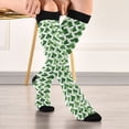 thumbnail image 5 of joogoo St Patrick Checkered Grid Socks Women Men Knee High Sock, 5 of 8