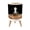 Color 2, variant on Small Trash Can with Lid Silhouette Bear Cub Mountain Landscape Pine Trees Eagle Sky 1.8 Gallon Dog Proof Trash Can Round Garbage Can Waste Bin Wastebasket for Bathroom Bedroom Living Room